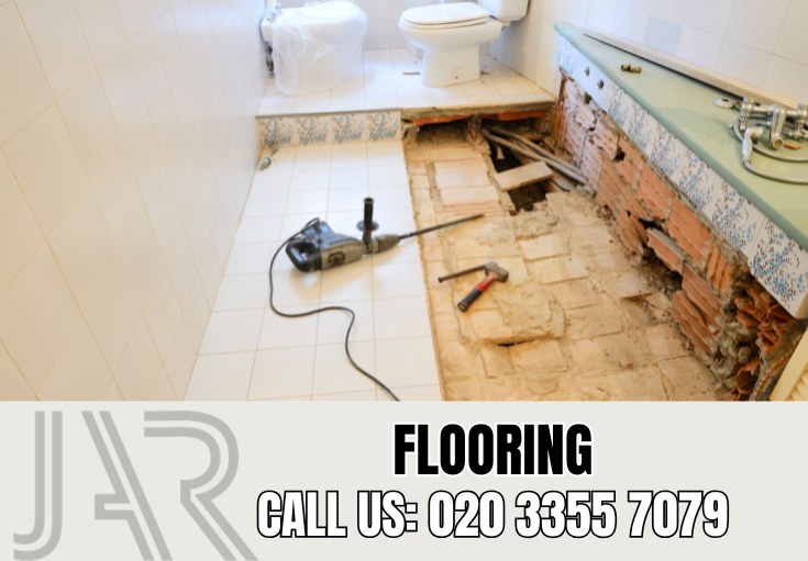 Bathroom Flooring Installation by Highbury Bathroom Fitters